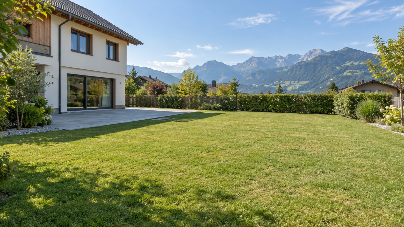 Garten vor dem Poolbau